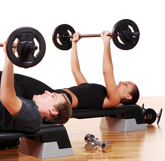 people group doing fitness exercises